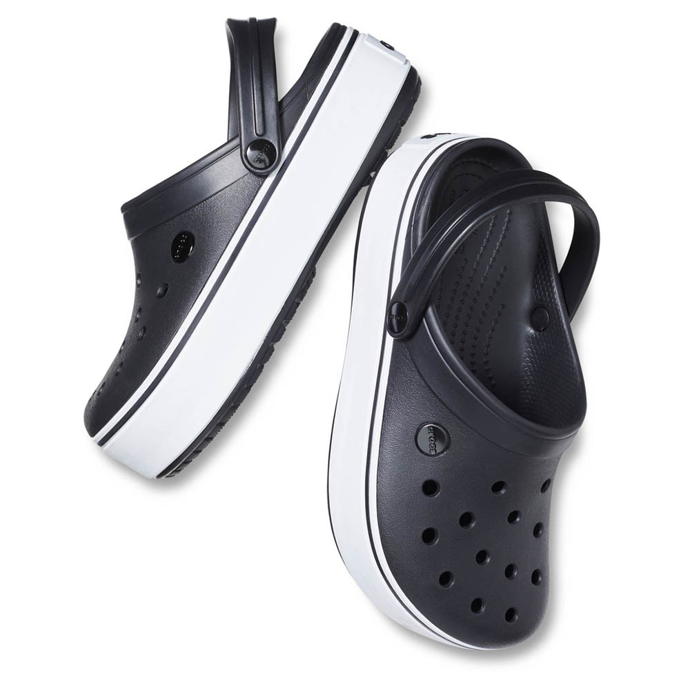 Plataformas: Crocs Crocband™ Platform Clog Black