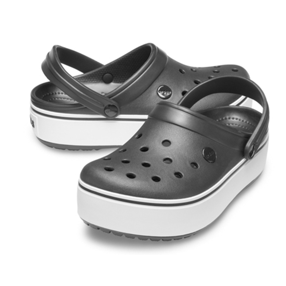 Plataformas: Crocs Crocband™ Platform Clog Black