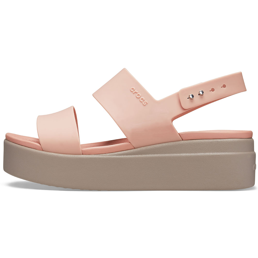 Sandalias: Crocs Sandalias Brooklyn Low Wedge